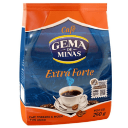 Café torrado e moído Gema de Minas Extra Forte 250 G